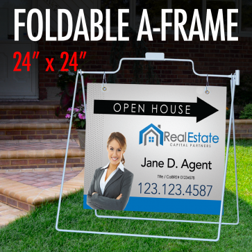 Foldable A-Frame 24" x 24"