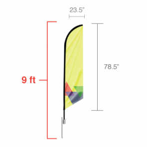 Feather Flag - Small 9'