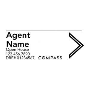 9" x 24" Directional Signs - A